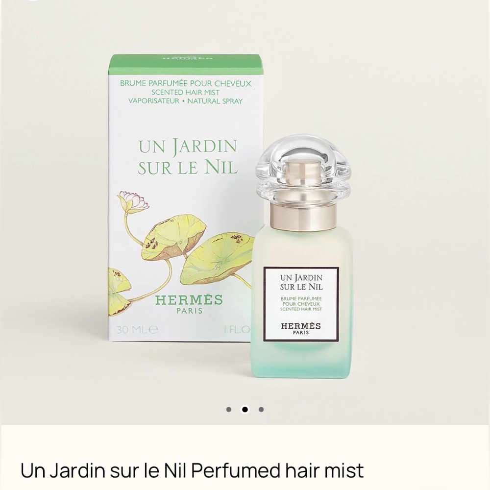 Hermès Un Jardin Sur Le Nil Scented Hair Mist — White & Green